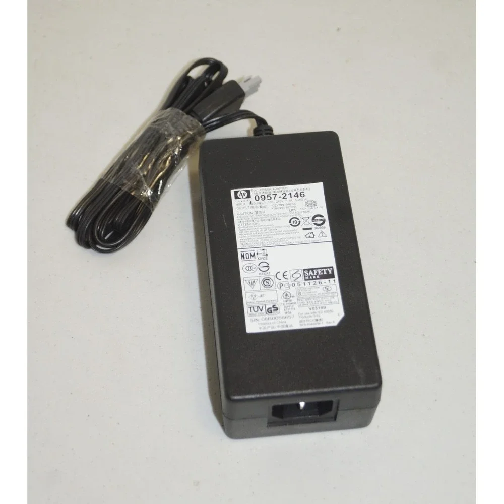 Genuine HP 0957-2146 Deskjet, Officejet Printer AC Power Adapter Output: 16V/32V